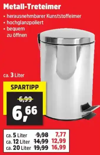 Thomas Philipps Metall-Treteimer Angebot