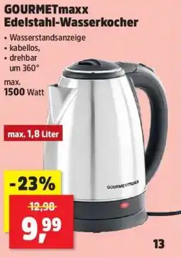Thomas Philipps GOURMETmaxx Edelstahl-Wasserkocher Angebot