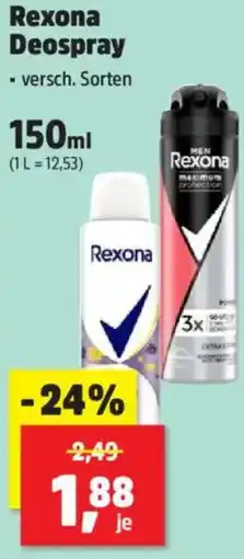 Thomas Philipps Rexona Deospray Angebot