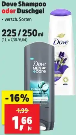Thomas Philipps Dove Shampoo oder Duschgel Angebot