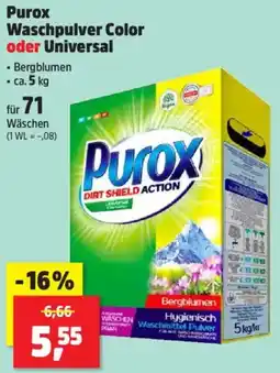 Thomas Philipps Purox Waschpulver Color oder Universal Angebot