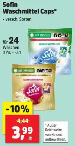 Thomas Philipps Sofin Waschmittel Caps Angebot