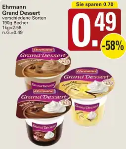 WEZ Ehrmann Grand Dessert Angebot