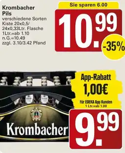 WEZ Krombacher Pils Angebot