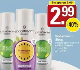 WEZ Sodastream Sirup Angebot