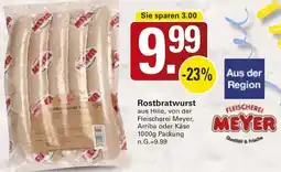 WEZ MEYER Rostbratwurst Angebot
