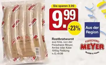 WEZ MEYER Rostbratwurst Angebot