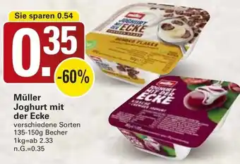 WEZ Müller Joghurt mit der Ecke Angebot