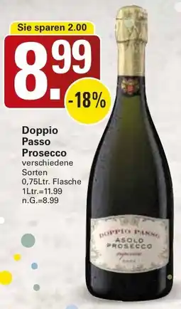 WEZ Doppio Passo Prosecco Angebot