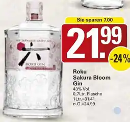 WEZ Roku Sakura Bloom Gin Angebot