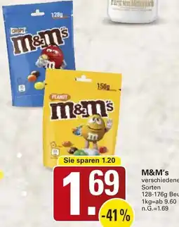 WEZ M&M's Angebot
