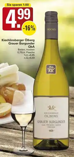 WEZ Kiechlinsberger Ölberg Grauer Burgunder QbA Angebot