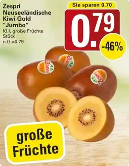 WEZ Zespri Neuseeländische Kiwi Gold "Jumbo" Angebot