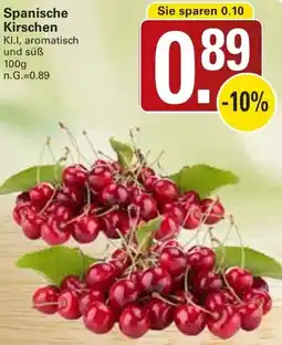 WEZ Spanische Kirschen Angebot