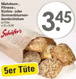 WEZ Schäfer's Mehrkorn-, Fitness-, Kürbis- oder Sonnenblumenkernbrötchen Angebot