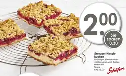 WEZ Schäfer's Streusel-Kirschkuchen Angebot