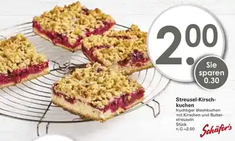 WEZ Schäfer's Streusel-Kirschkuchen Angebot