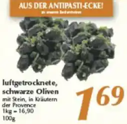 inkoop luftgetrocknete, schwarze Oliven Angebot