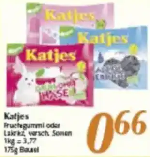 inkoop Katjes Fruchtgummi oder Lakritz Angebot