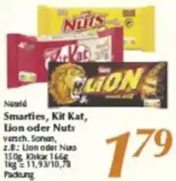 inkoop Nestlé Smarties, Kit Kat, Lion oder Nuts Angebot