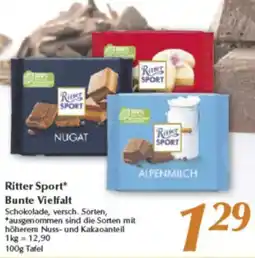 inkoop Ritter Sport Bunte Vielfalt Angebot
