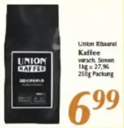 inkoop Union Kaffee Angebot