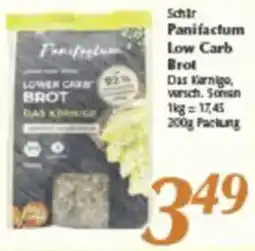 inkoop Schär Panifactum Low Carb Brot Angebot