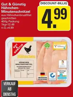 WEZ Gut & Günstig Hähnchen Minutenschnitzel Angebot