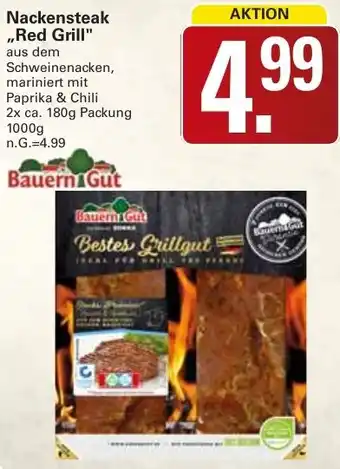 WEZ Bauern Gut Nackensteak ,,Red Grill" Angebot