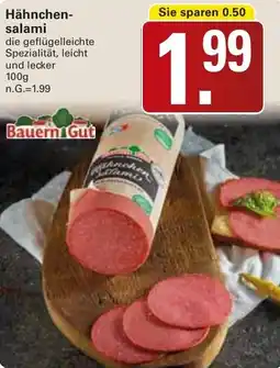 WEZ Bauern Gut Hähnchensalami Angebot