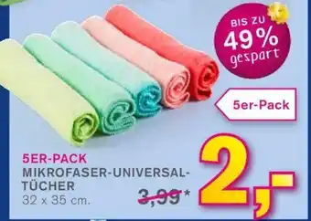 KODi 5er-Pack Mikrofaser-Universal-Tücher 32 x 35 cm Angebot