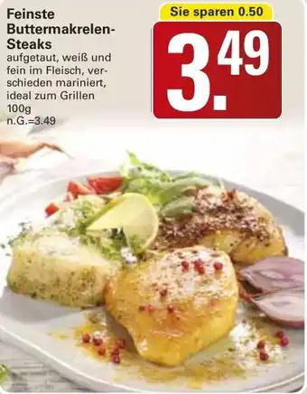 WEZ Feinste Buttermakrelen Steaks Angebot