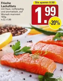 WEZ Frische Lachsfilets Angebot