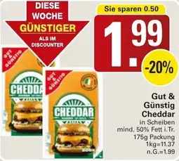 WEZ Gut & Günstig Cheddar Angebot