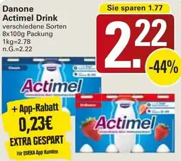 WEZ Danone Actimel Drink Angebot