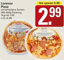 WEZ Lorenzo Pizza Angebot