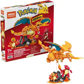 Netto Marken-Discount MegaBloks Konstruktionsspielzeug MEGA Pokémon Glumanda Evolution Set Angebot