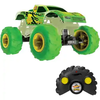 Netto Marken-Discount Hot Wheels RC Monster Trucks Gunkster im Maßstab 1:15 batteriebetriebener RC-Truck Angebot