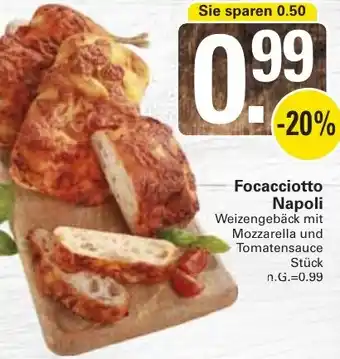 WEZ Focacciotto Napoli Angebot