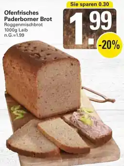 WEZ Ofenfrisches Paderborner Brot Angebot
