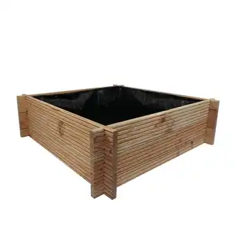 Netto Marken-Discount Douglasie Holz Hochbeet Pflanzkasten Garten Pflanzbeet Gemüse Beet Kräuterbeet Angebot