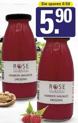 WEZ Rose Feinkost Himbeer-Walnuss Dressing Angebot