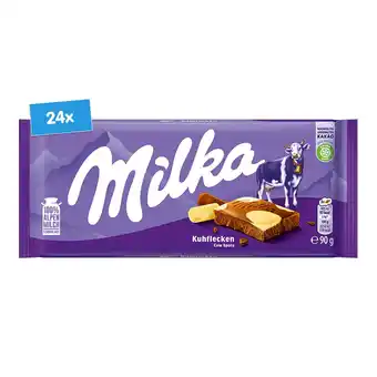 Netto Marken-Discount Milka Tafelschokolade Kuhflecken 90 g, 24er Pack Angebot