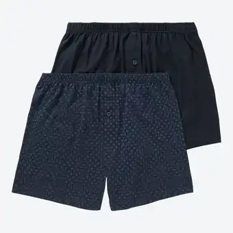 NKD Herren-Boxershorts mit Ringelmuster, 2er-Pack Angebot
