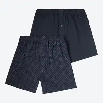 NKD Herren-Boxershorts mit Ringelmuster, 2er-Pack Angebot
