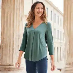 NKD Damen-Blusenshirt mit V-Ausschnitt Angebot