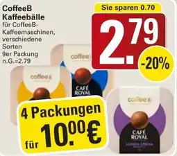 WEZ CoffeeB Kaffeebälle Angebot