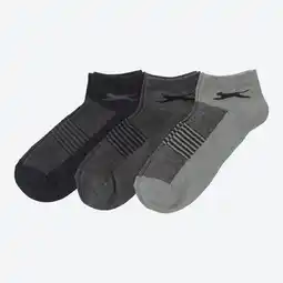 NKD Slazenger Herren-Sneaker-Socken mit Belüftungsstruktur, 3er-Pack Angebot