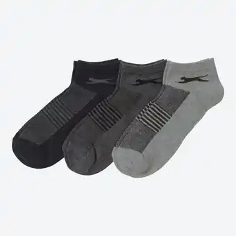 NKD Slazenger Herren-Sneaker-Socken mit Belüftungsstruktur, 3er-Pack Angebot