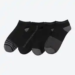 NKD Herren-Sneaker-Socken mit sportlichem Streifendesign, 4er-Pack Angebot
